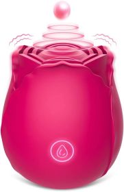 Rose Sex Toy for Women-Sucking Sex Stimulator for Women, G Spot Dildo Vibrator for Clitoral Nipple Stimulation